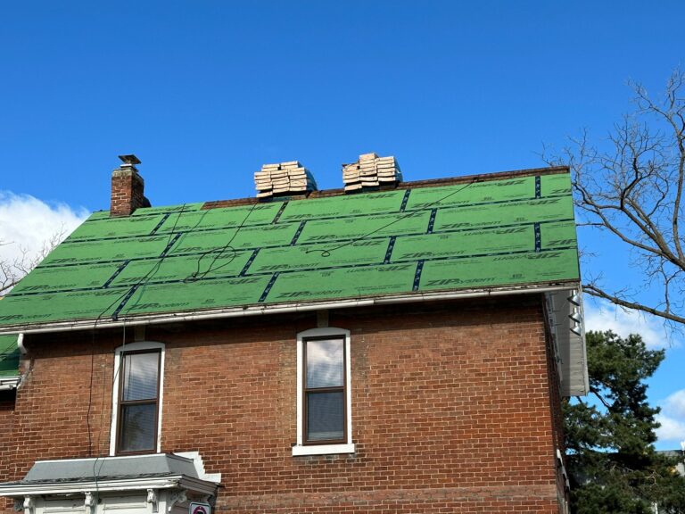 Certa Roofing installing ZIP sheathing before shingle roof